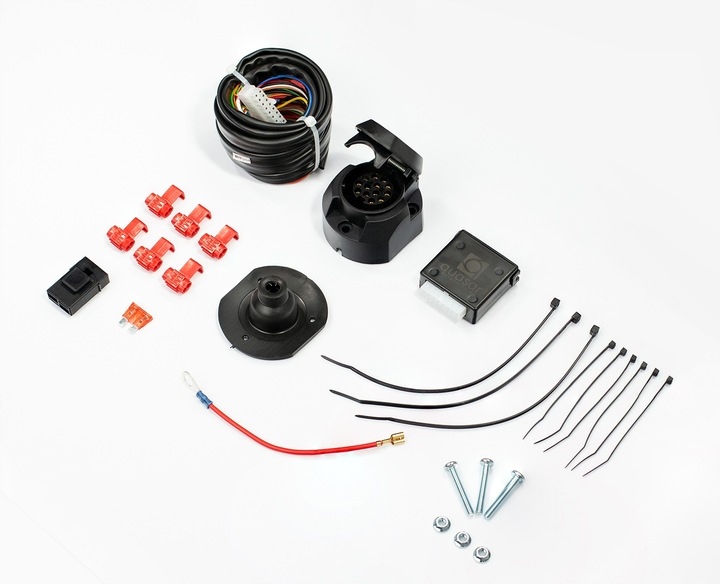 Hak holowniczy do Volvo XC60 2017 Westfalia wiazka 13 pin z modulem Uciag 2400 kg